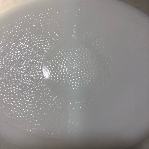 Vintage Milk Glass blue floral divided dish - Picture 6 of 9